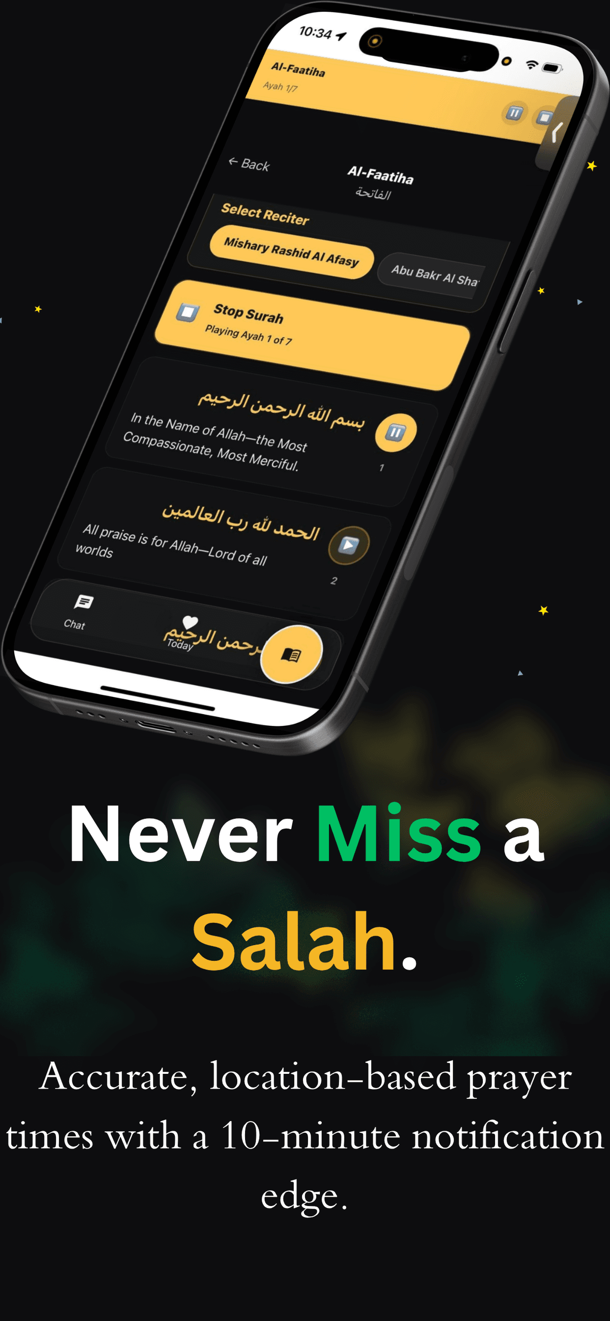 Gamified progress screen with achievements